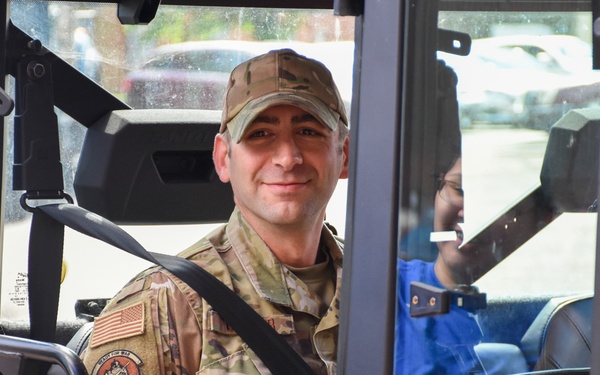 442 LRS member mock arrested during TDY to RAF Mildenhall