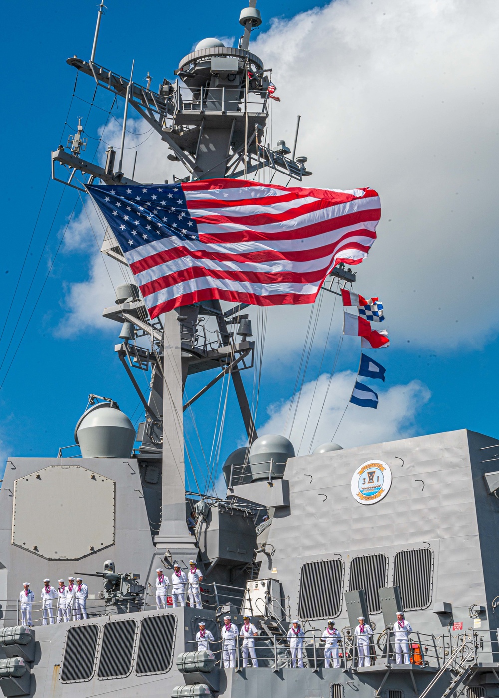 USS Frank E Petersen Jr Arrives at Pearl Harbor Homeport