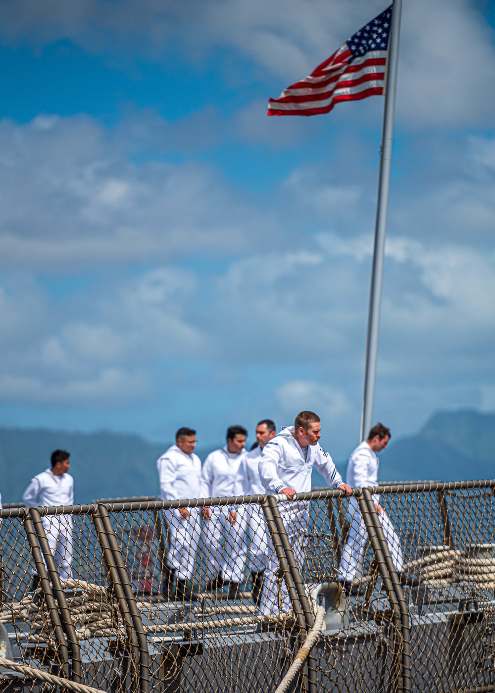 USS Frank E Petersen Jr Arrives at Pearl Harbor Homeport