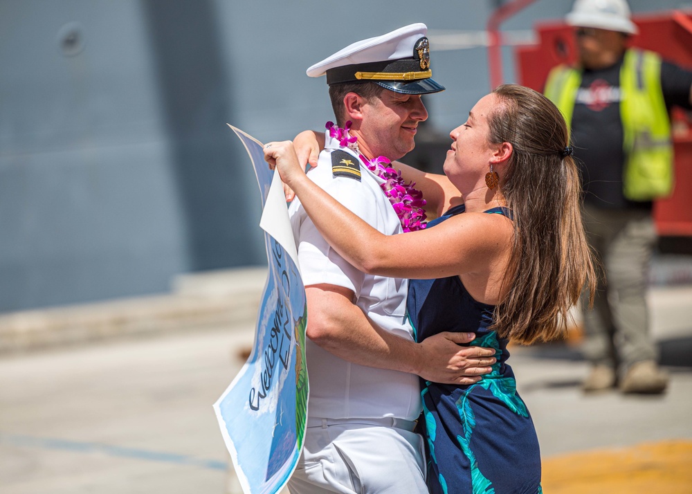 USS Frank E Petersen Jr Arrives at Pearl Harbor Homeport