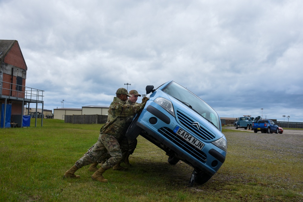 442d vehicle operations flight receives rolled vehicle training at RAF Mildenhall