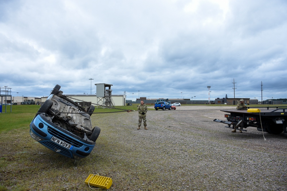 442d vehicle operations flight receives rolled vehicle training at RAF Mildenhall