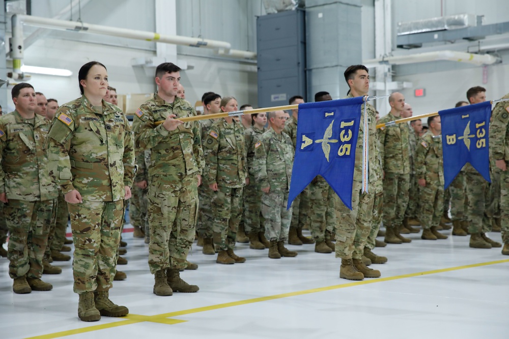 1/135th Assault Helicopter Battalion Change of Command Ceremony