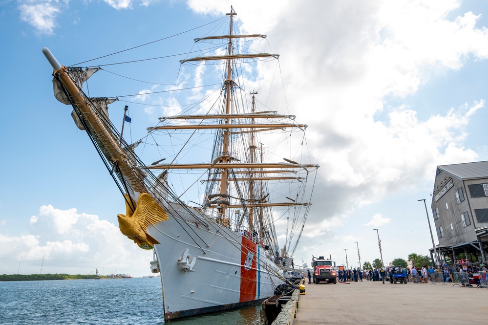 Coast Guard Cutter Eagle arrives in Galveston, Texas