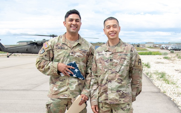 NCO Reenlists During Western Strike 22-06