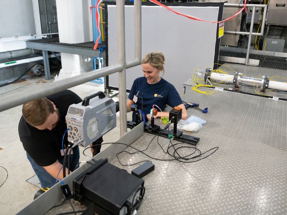 Propulsion team continues flow visualization study to save time, money