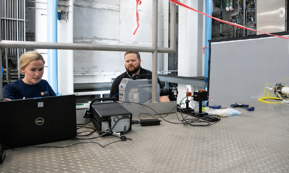 Propulsion team continues flow visualization study to save time, money