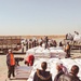 Ya'aroubyah, Farmers loading USAID treated wheat seed at the distribution site