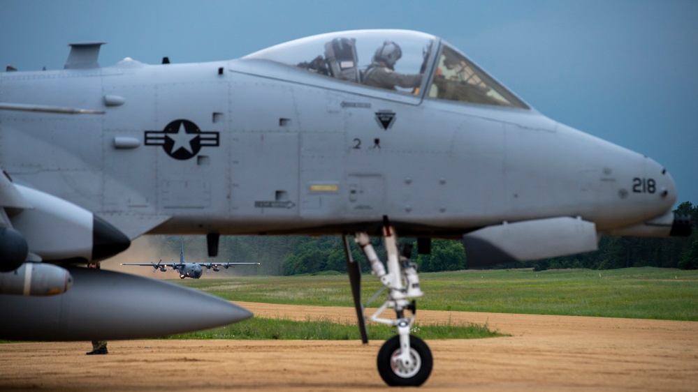 124th A-10s Get Dirty at Fort McCoy