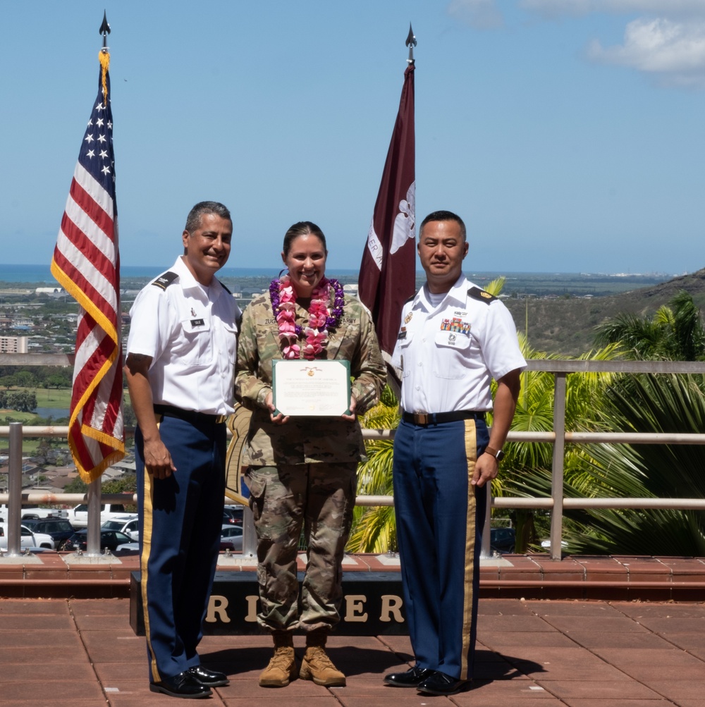 Army MSM Award 1st Lt. Eliza Zugg