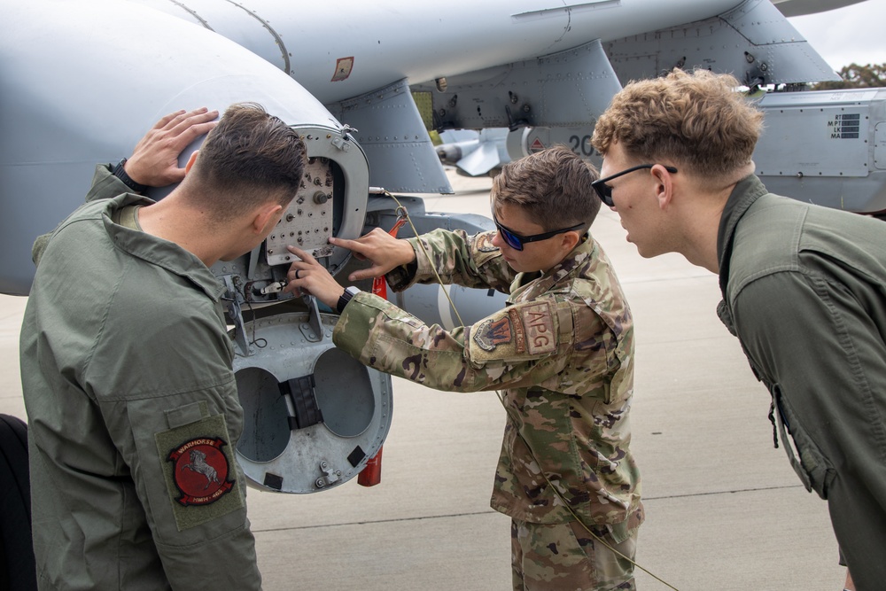 U.S. Air Force, Marine Corps Conduct Joint Training