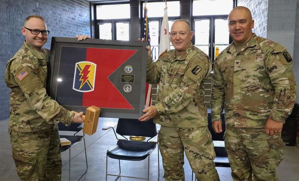 Capt. Levi Rowley installed as commander of HHC 79th IBCT
