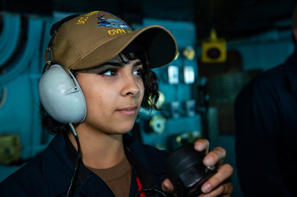 The Harry S. Truman Carrier Strike Group is on a scheduled deployment in the U.S. Naval Forces Europe area of operations, employed by U.S. Sixth Fleet to defend U.S., allied and partner interests.