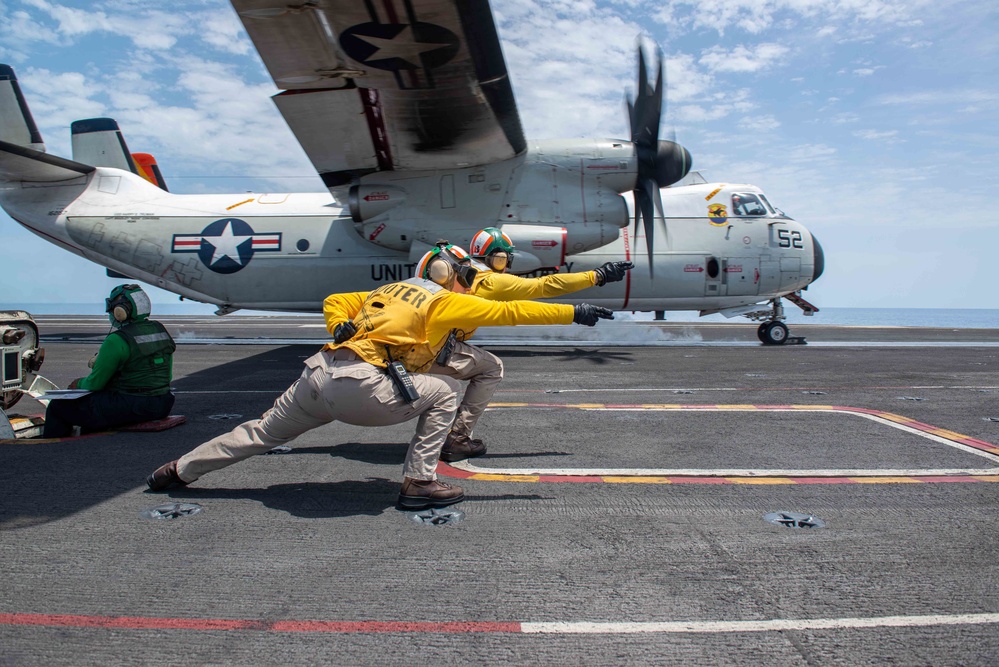 The Harry S. Truman Carrier Strike Group is on a scheduled deployment in the U.S. Naval Forces Europe area of operations, employed by U.S. Sixth Fleet to defend U.S., allied and partner interests.