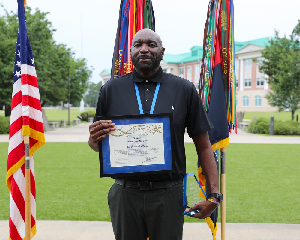 Thomas wins the Civilian of the Year award