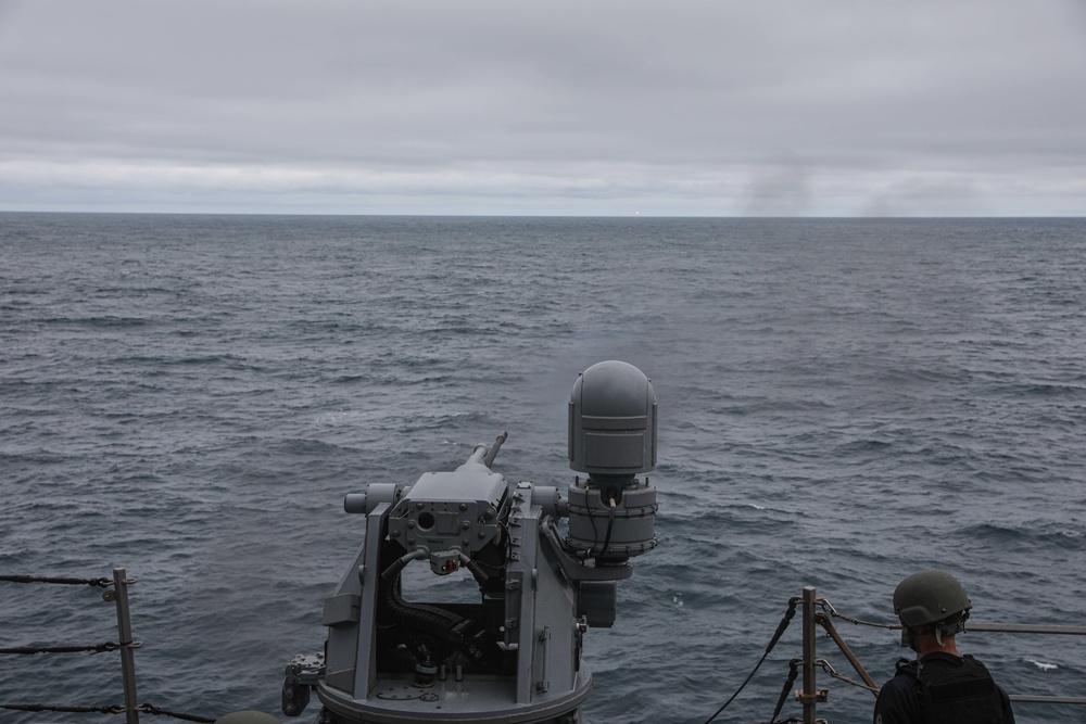 USS Gravely (DDG 107) Conducts a Live-Fire Exercise in the Atlantic Ocean, June 14, 2022