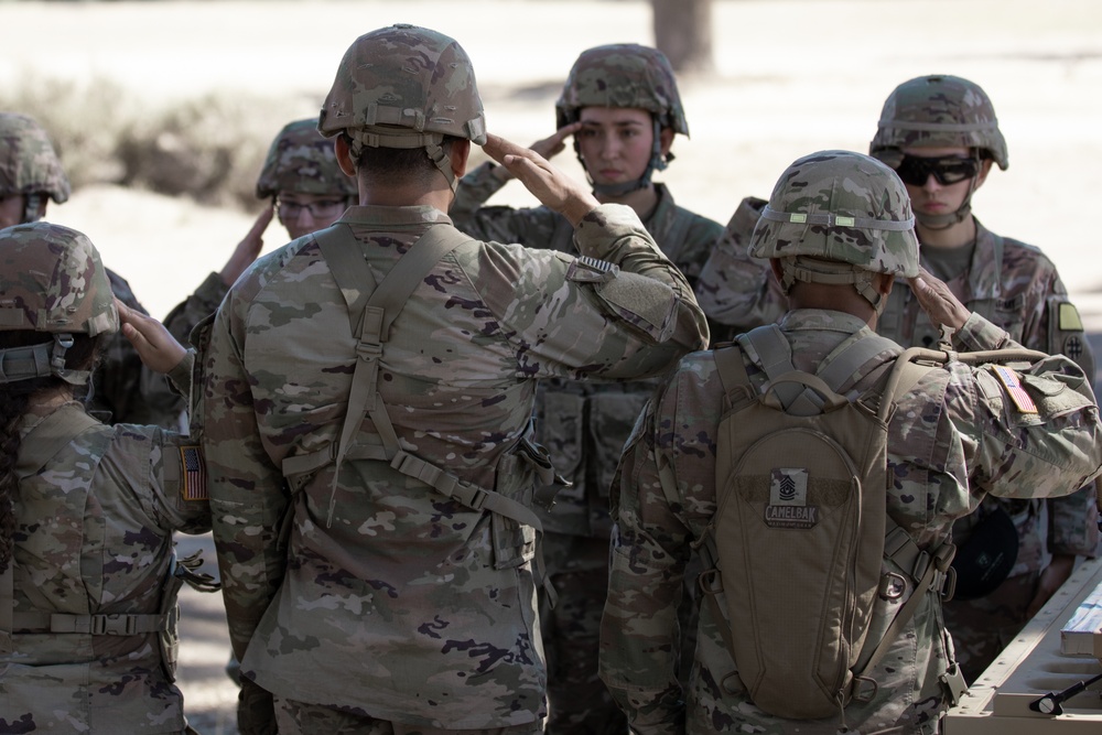 319th Combat Sustainment Support Battalion trains in simulated remains transportation ceremony