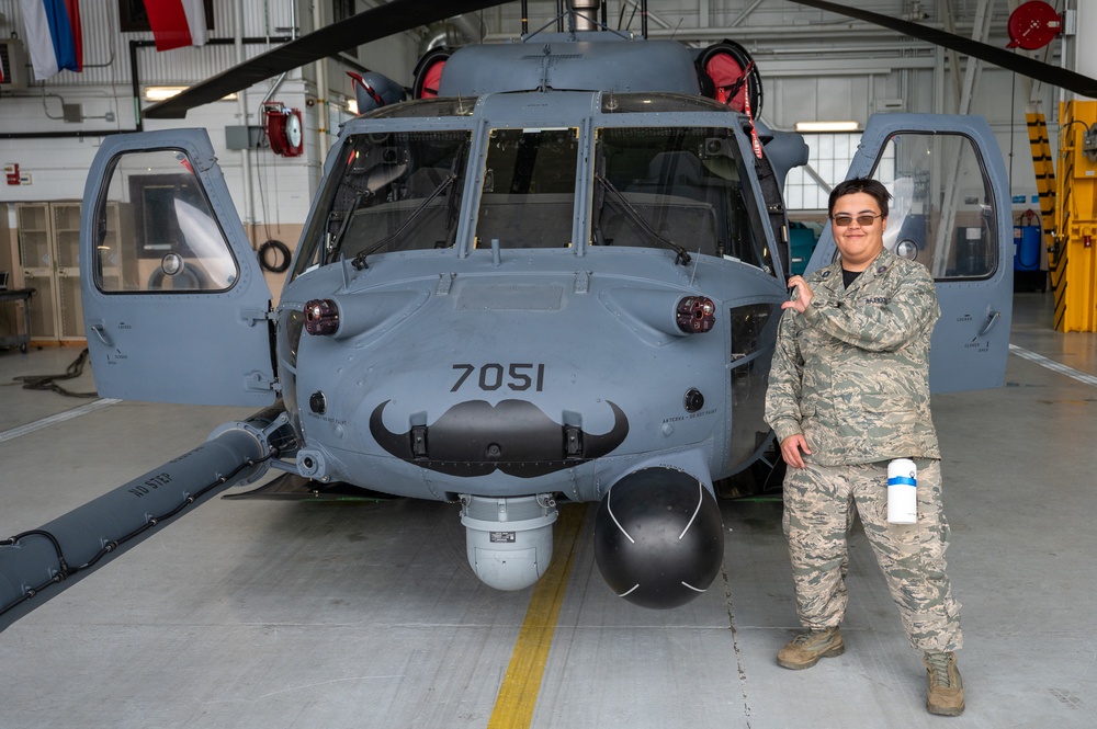 Air Force Junior ROTC cadets get a behind-the-scenes look at Alaska Air National Guard