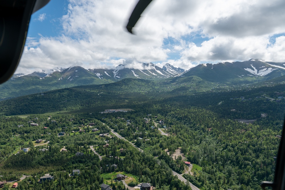 Air Force Junior ROTC cadets get a behind-the-scenes look at Alaska Air National Guard