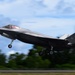 Eielson F-35s take off from Palau during VS22