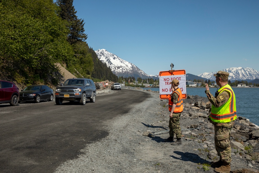 Alaska Organized Militia team assists Seward community following major landslide