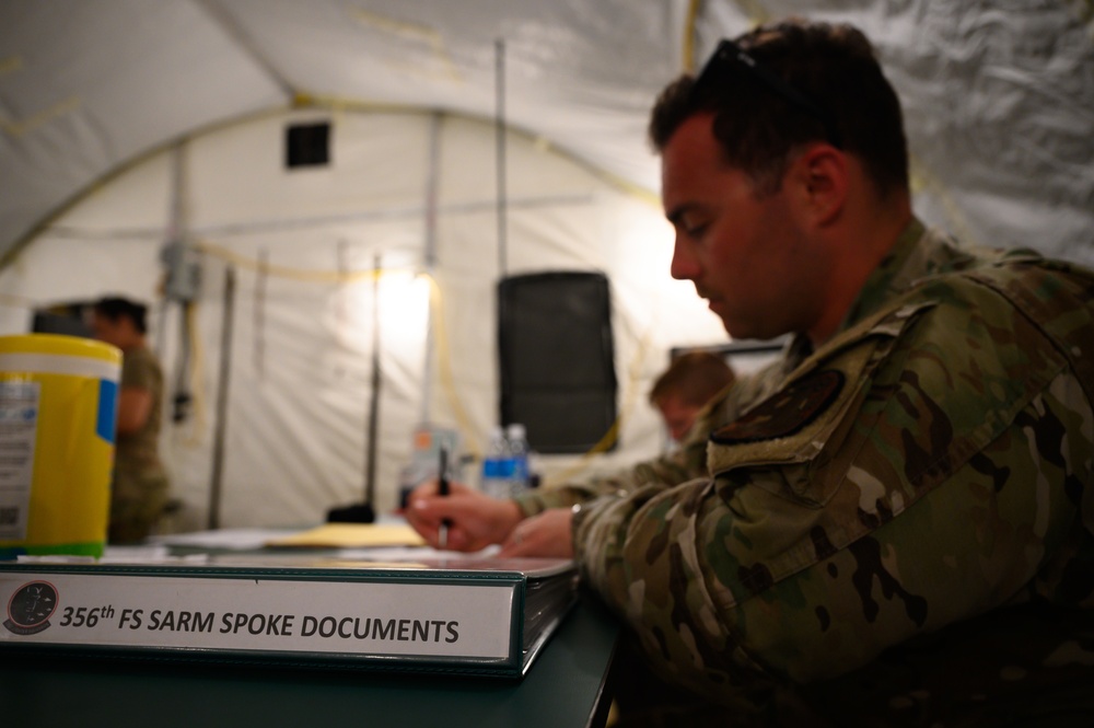 Pre-flight operations during Valiant Shield 22