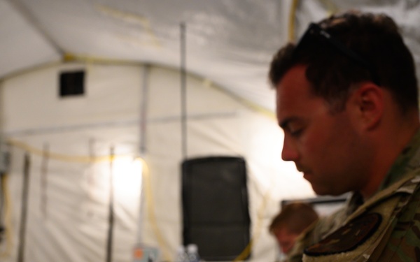 Pre-flight operations during Valiant Shield 22