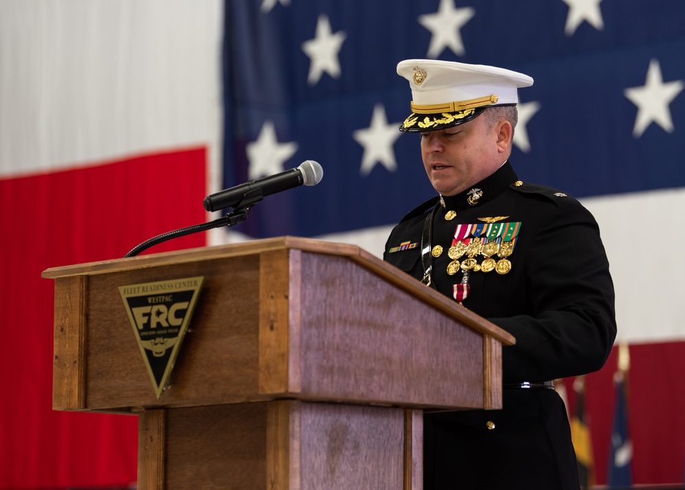 Fleet Readiness Center Western Pacific Change of Command Ceremony