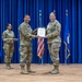386th ELRS change of command: Maj. Shawn D. Cameron succeeds Maj. Angela L. Petersen