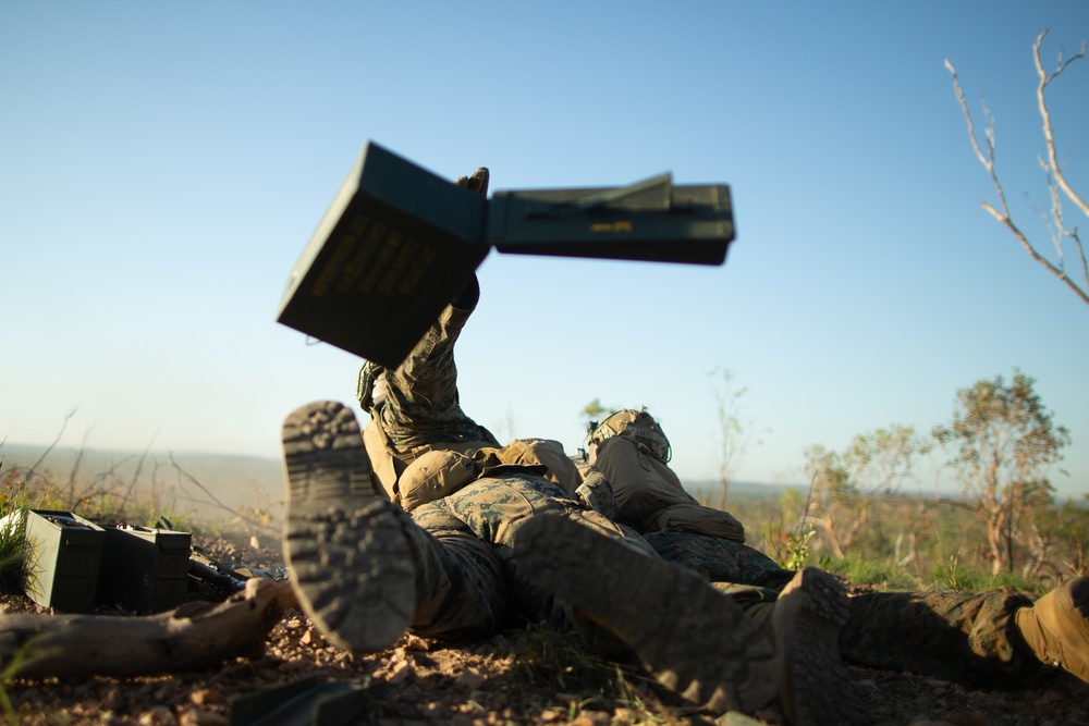 India Company Platoons take on Mount Bundey