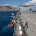 USS Hershel "Woody" Williams (ESB 4) Departs Naval Support Activity Souda Bay, Greece.