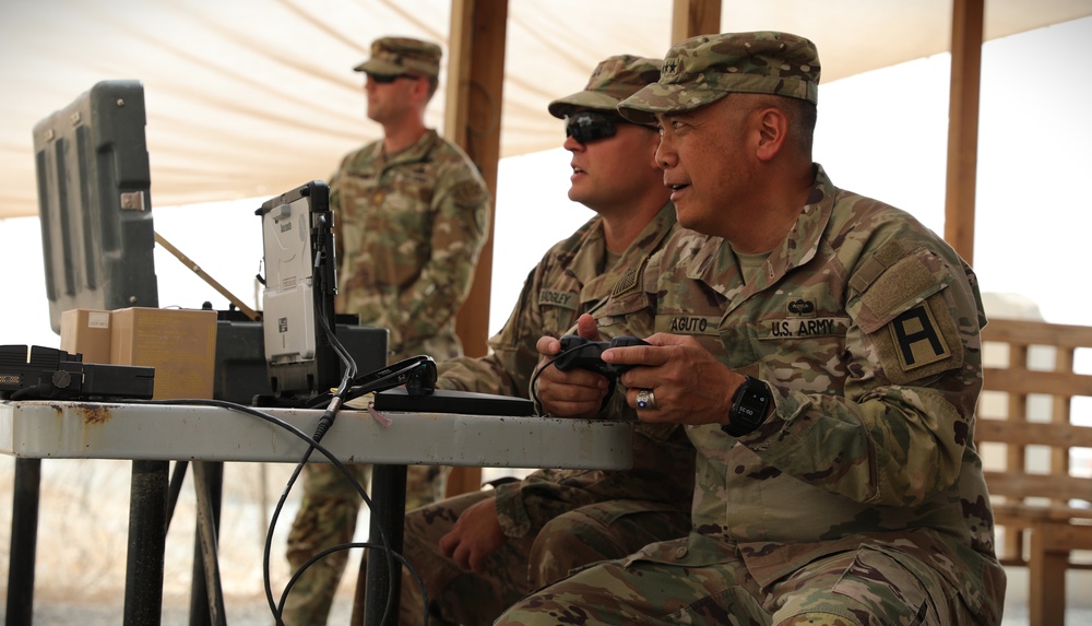 First Army Commanding General visits Task Force Spartan Soldiers