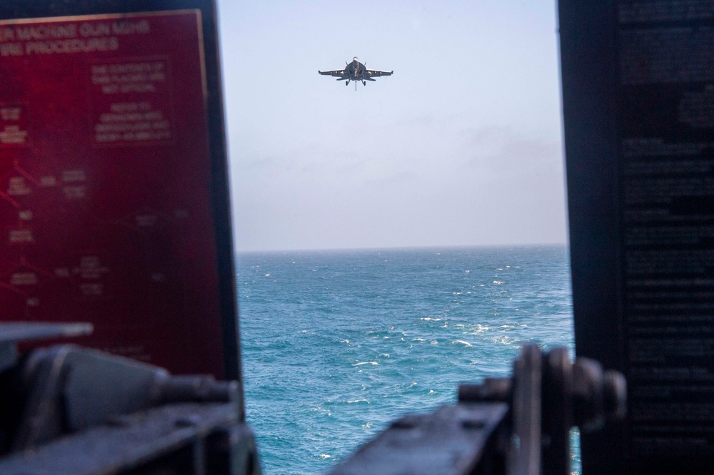 Super Hornet Approaches Carrier Flight Deck