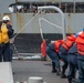 USS Milius conducts RAS