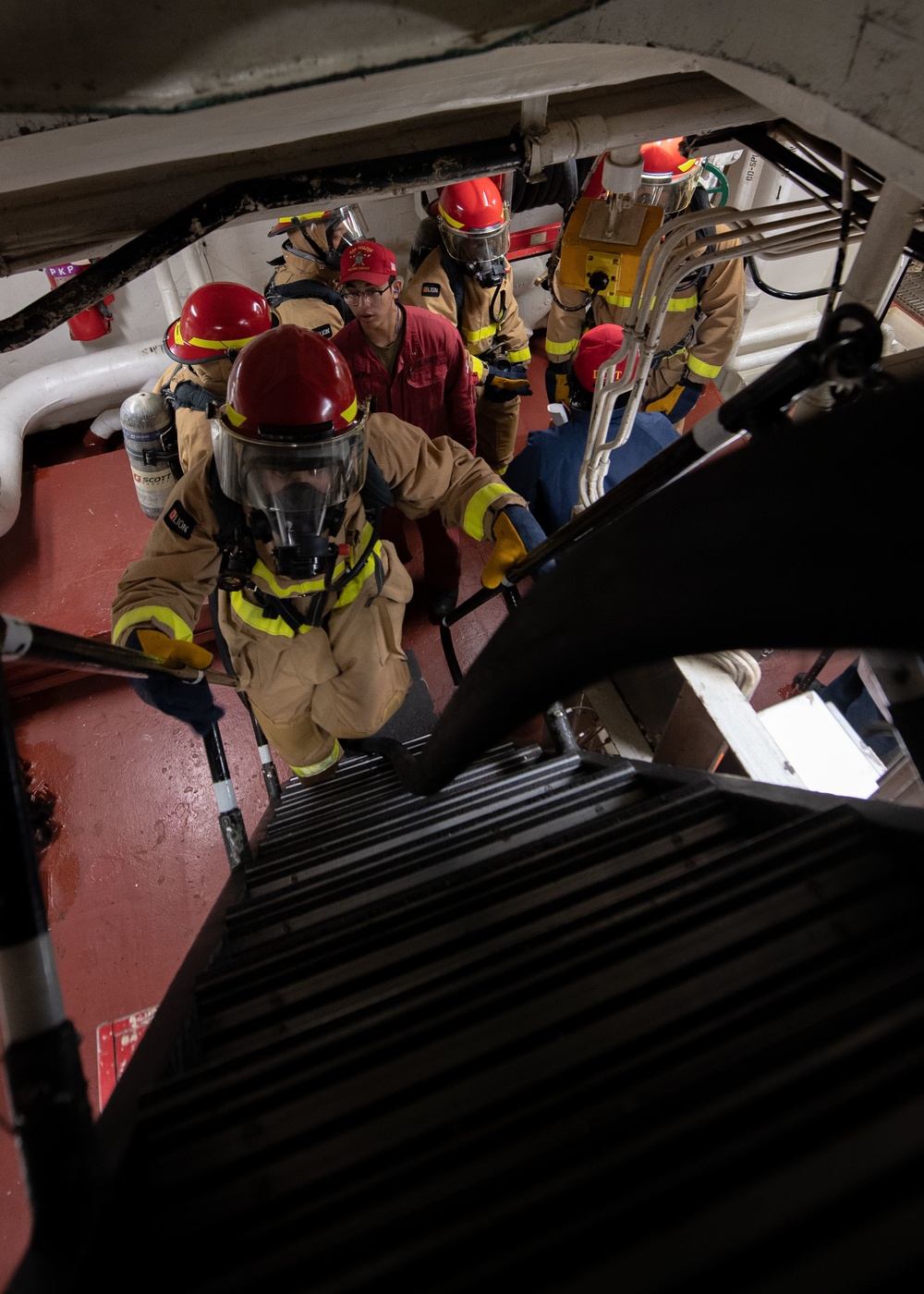 USS Milius conducts daily operations