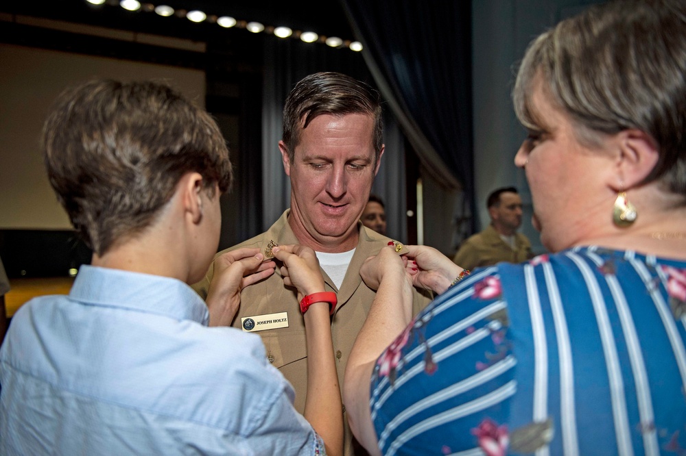 PCU John F. Kennedy Master Chief and Senior Chief Pinning Ceremony