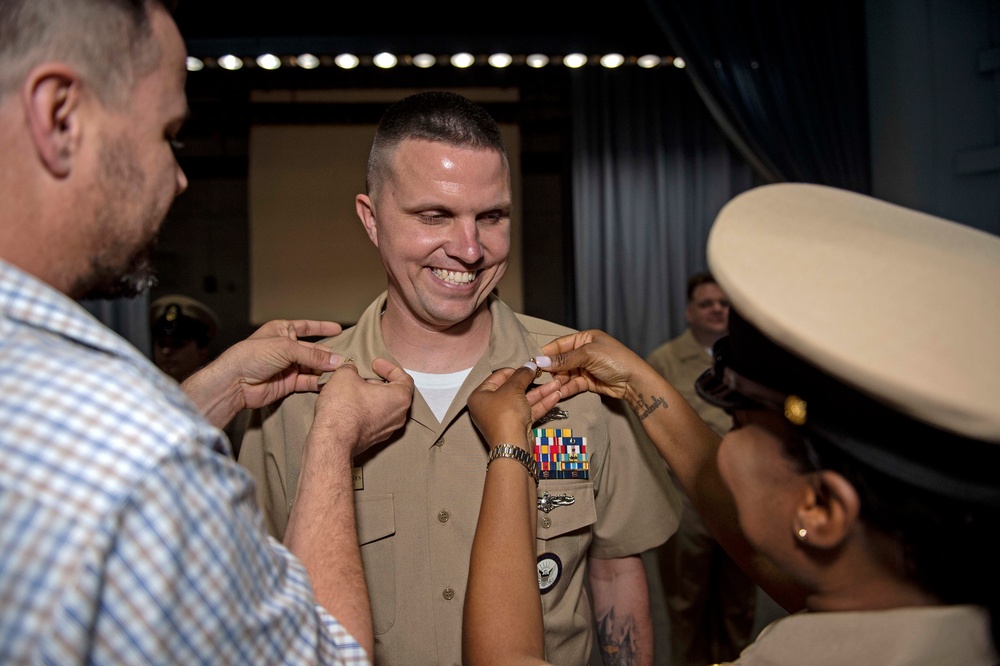 PCU John F. Kennedy Master Chief and Senior Chief Pinning Ceremony