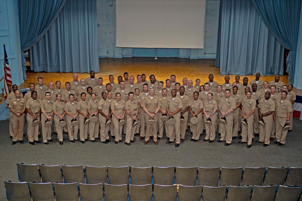 PCU John F. Kennedy Master Chief and Senior Chief Pinning Ceremony