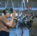 Abraham Lincoln Sailors conduct aircraft maintenance