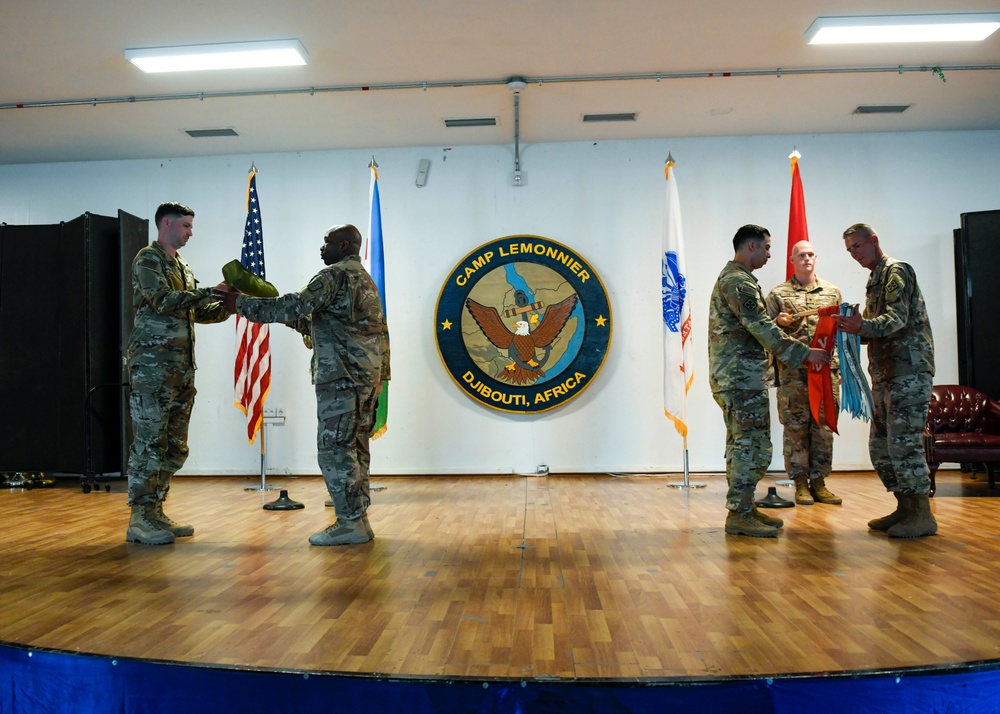 712th Engineer Support Company transfer authority in Horn of Africa