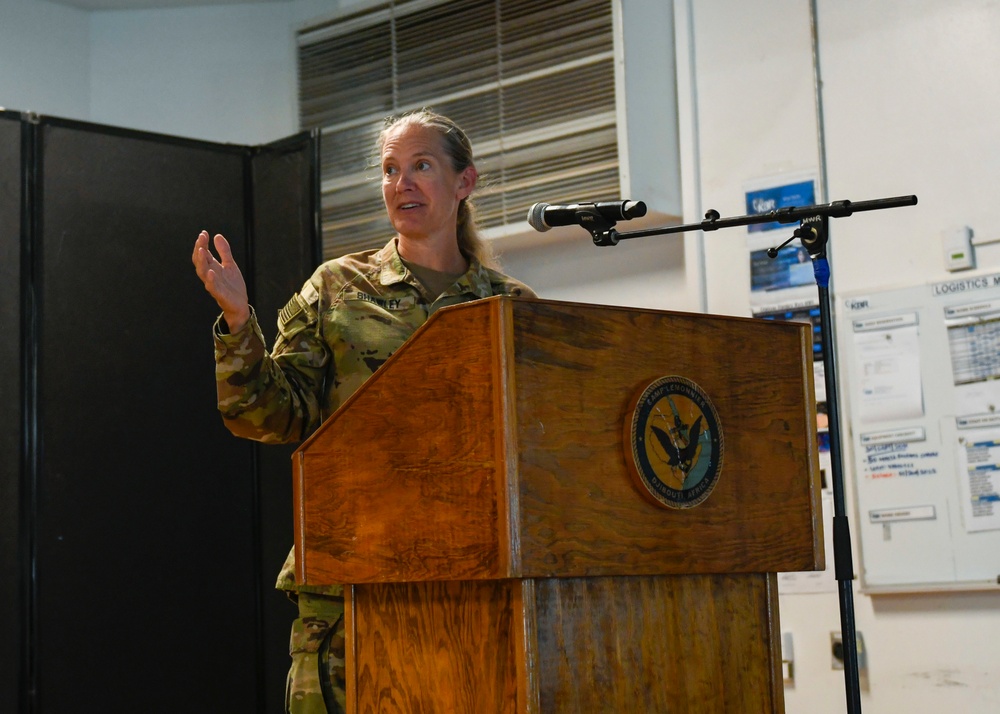 712th Engineer Support Company transfer authority in Horn of Africa
