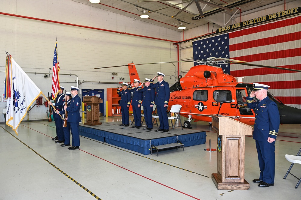 Air Station Detroit change of command ceremony