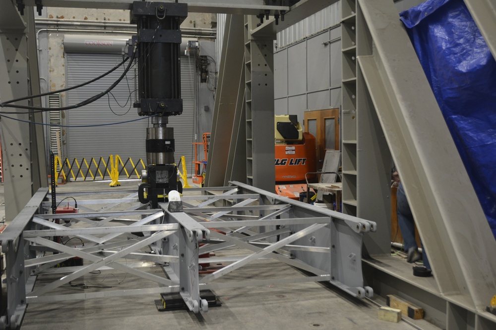 Unique ERDC facility allows researchers the opportunity for large-scale structural testing