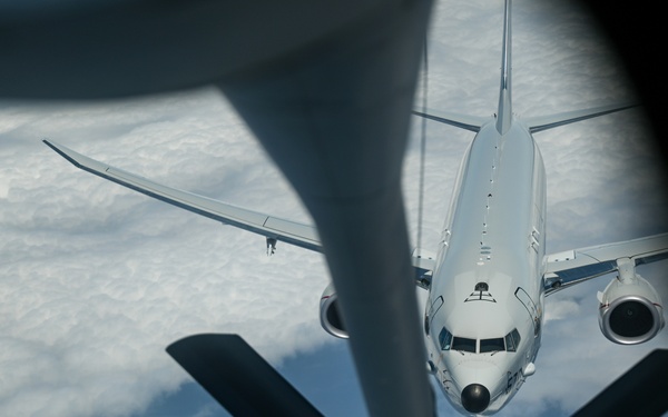 909th refuels Navy P-8 Poseidon