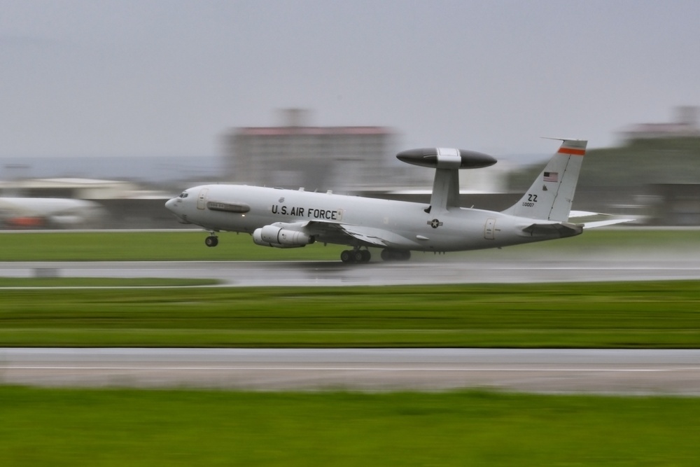 Aircraft launch from Kadena Air Base