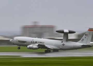 Aircraft launch from Kadena Air Base
