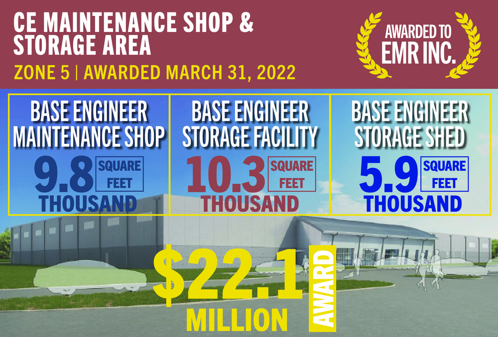 Tyndall Rebuild: CE Maintenance Shop &amp; Storage Area