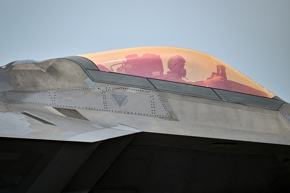 Aircraft launch from Kadena Air Base