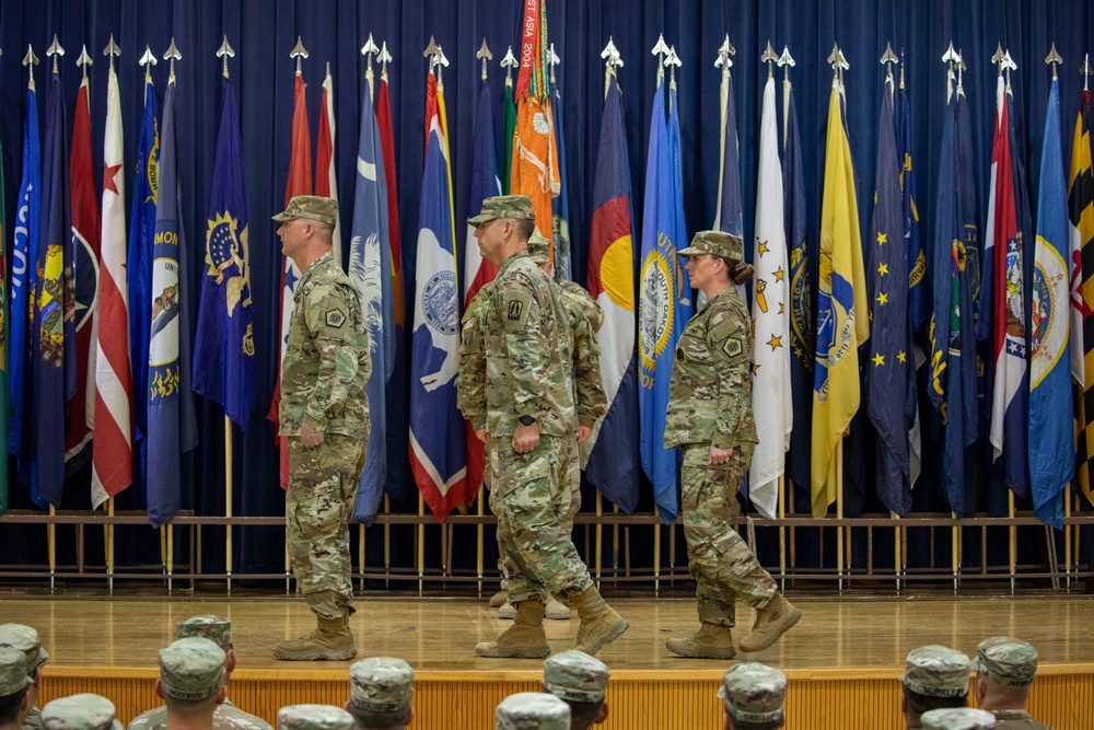 U.S. Army Reserve 319th ESB Conducts a Change of Command