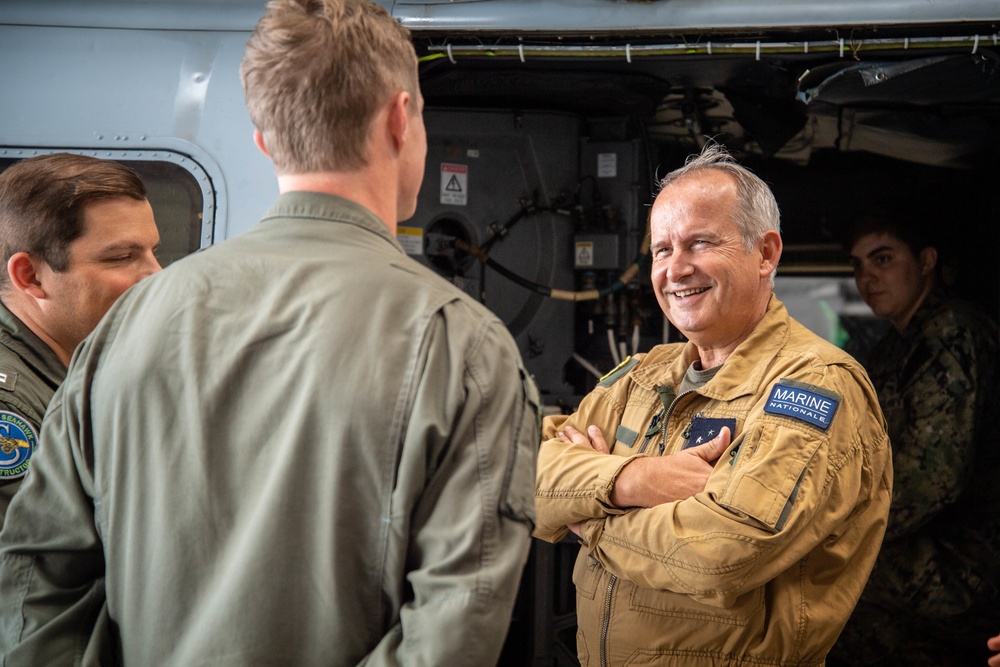 Admiral Naval Aviation, Marine Nationale (French Navy) Visits Naval Air Station North Island